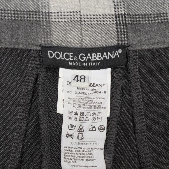 980$ Dolce & Gabbana Multipocket Cargo Military Grey Cotton Pants 48/32 - Picture 6 of 12
